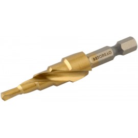 Сверло ступенчатое 4-12 мм (5 ступ., хвостовик-6 гр.) АвтоDело 45712