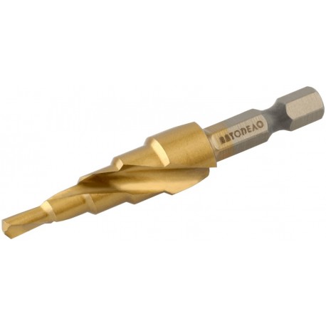 Сверло ступенчатое 4-12 мм (5 ступ., хвостовик-6 гр.) АвтоDело 45712