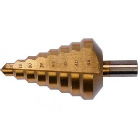 Сверло ступенчатое10-45мм (8 ступеней) YT-44742